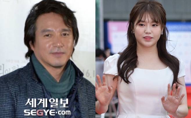 배우 조재현(왼쪽 사진)과 딸인 배우 조혜정. 세계일보 자료사진