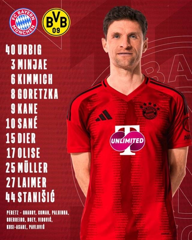 뮌헨은 골키퍼 우르비히를 시작으로 스타니시치-김민재-다이어-키미히-고레츠카-라이머-자네-뮐러-올리세-케인이 선발 출전했다. 사진=바이에른 뮌헨 SNS