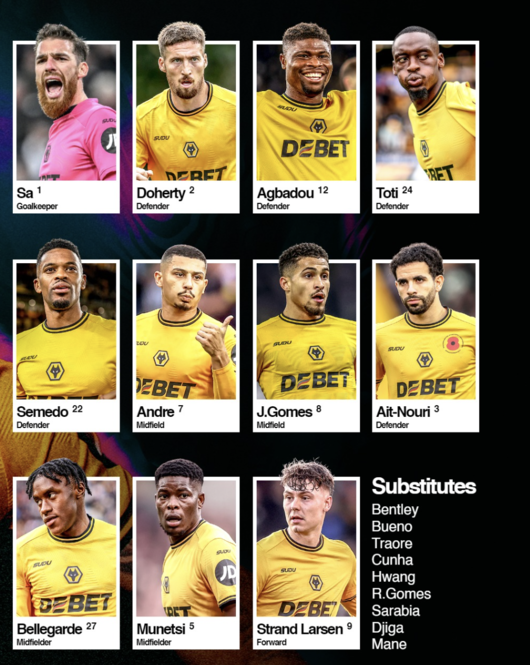 [사진] 울버햄튼 원더러스 공식 소셜 미디어