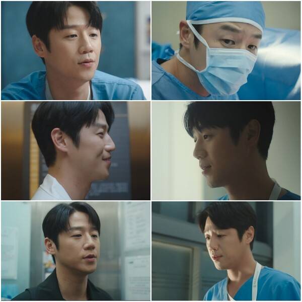 ▲ 13일 방송된 tvN 토일드라마 '언젠가는 슬기로울 전공의생활' 첫회부터 강한 인상을 남긴&nbsp;정준원. 방송화면 캡처