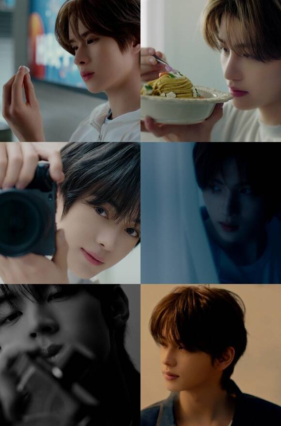 TWS는 오는 4월 21일 미니 3집 'TRY WITH US'를 발매한다. 학창 시절 순수한 떨림과 설렘을 노래했던 TWS의 성숙한 서사가 담긴 앨범이다. 사진은 앨범 트레일러 영상 장면. /플레디스