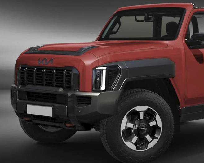 기아 '타스만 3도어 SUV' 상상도(출처 : Theottle)