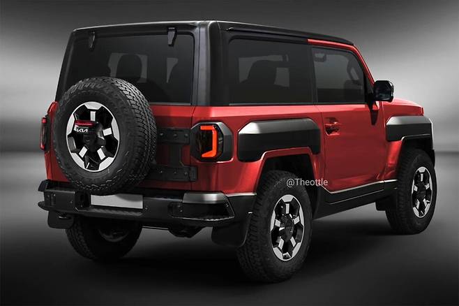 기아 '타스만 3도어 SUV' 상상도(출처 : Theottle)