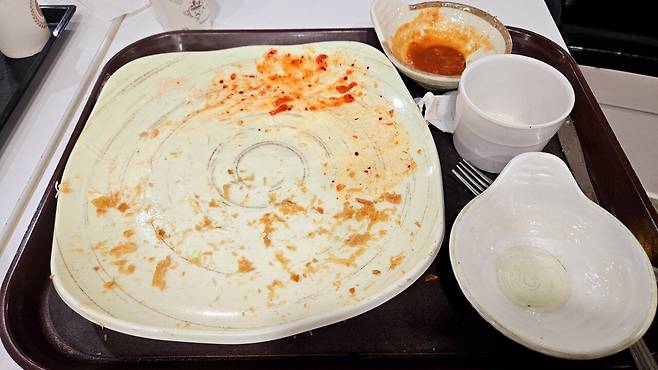 20250413_135453.jpg 일요일 점심 신도림테크노마트 푸드코트 돈까스