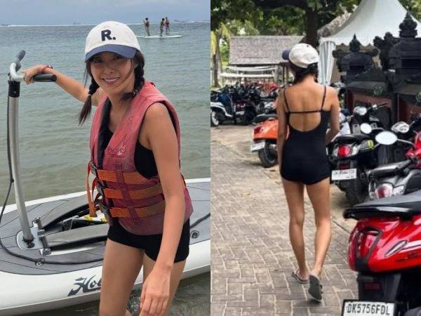 이영은이 수영복을 입은 사진을 공개했다./사진=이영은 인스타그램 캡처