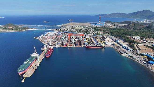 HD현대한국베트남조선 조선소. HD현대 제공