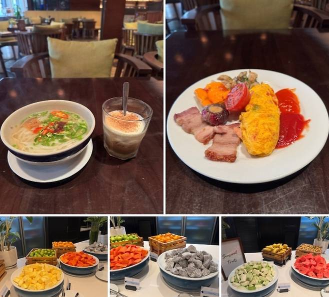 다양한 종류의 과일 코너  / 사진=홍지연 여행+ 기자