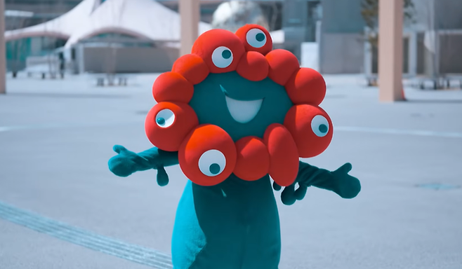 오사카 엑스포 마스코트 ‘먀쿠먀쿠’. [사진 = Expo2025 大阪・関西万博 유튜브]