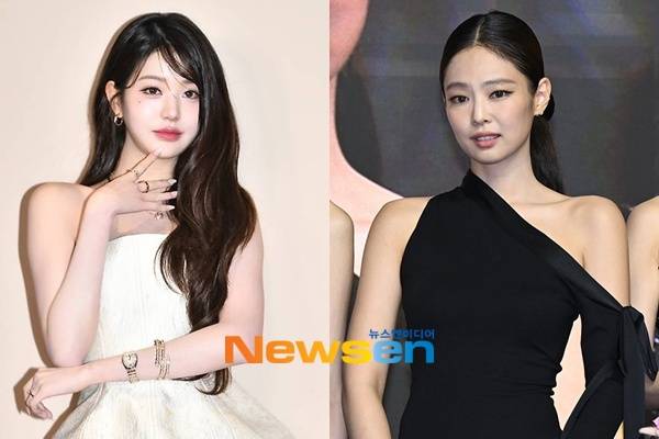 왼쪽부터 장원영, 제니/뉴스엔DB