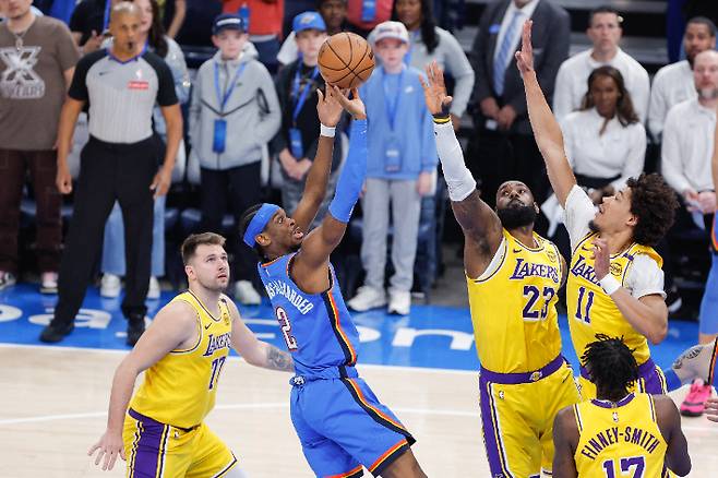 2024-2025시즌 NBA 득점 1위 샤이 길저스-알렉산더. 연합뉴스