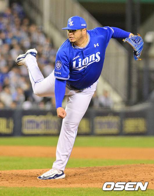 [OSEN=조은정 기자] 삼성 후라도. 2025.03.28 /cej@osen.co.kr