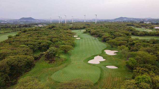 제주시 한림읍 블랙스톤제주 골프장 전경. 블랙스톤제주 제공