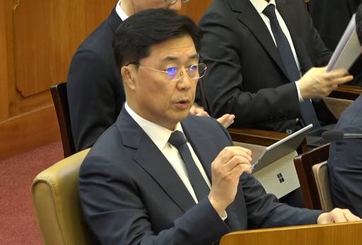 홍장원 전 국가정보원 1차장이 2월20일 서울 종로구 헌법재판소 대심판정에서 열린 윤석열 전 대통령 탄핵심판 10차 변론에서 증인으로 출석해 발언하고 있다. 뉴스1