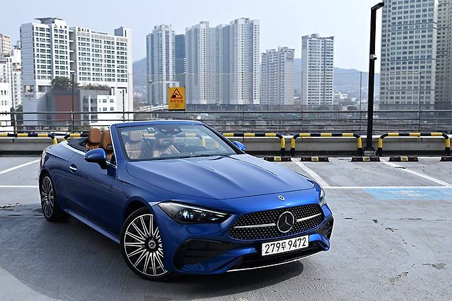 메르세데스-벤츠 CLE 450 4MATIC 카브리올레. 사진 김학수 기자