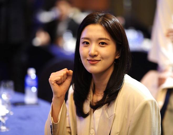 V리그 시상식에 참석한 여자배구 선수 이다현 [촬영 이동칠]