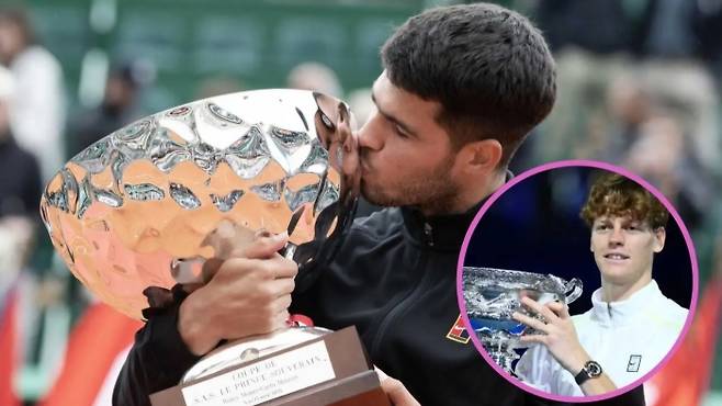 누적 상금에서 세계 1위 시너를 앞선 알카라스. Tennis365