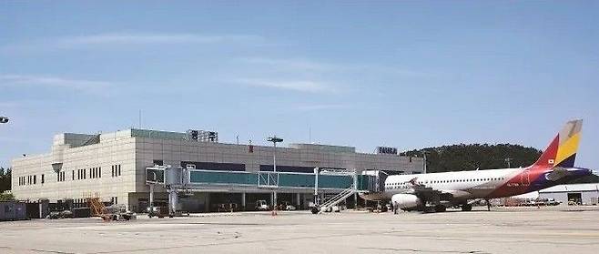 광주공항 전경.