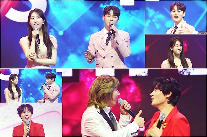 ‘한일톱텐쇼’ 박서진, 전유진 연애 조언에 들썩 (사진: MBN)