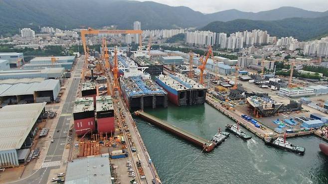 옥포조선소 전경(자료사진) ⓒ뉴시스