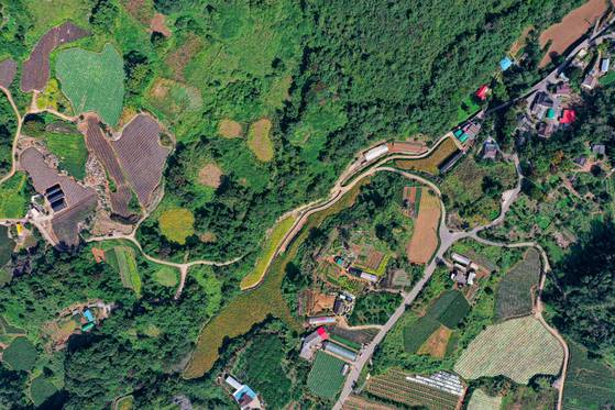 단양군 카르스트 지형. 사진 단양군