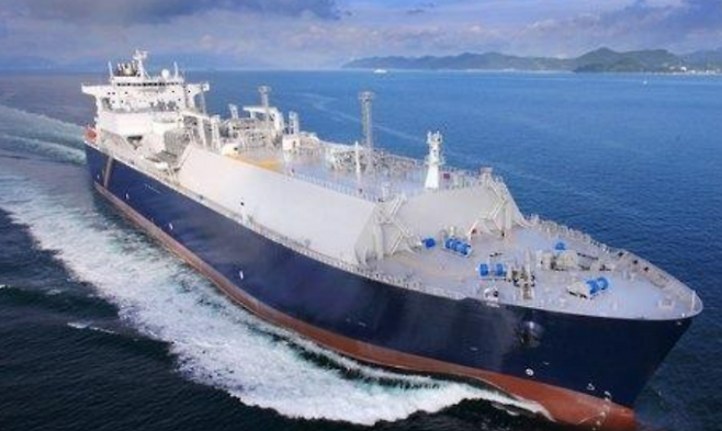 삼성중공업이 건조한 LNG 운반선. 삼성중공업 제공&nbsp;