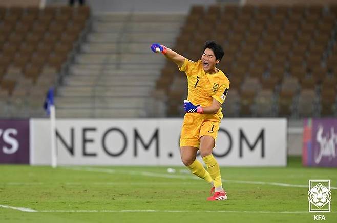 [서울=뉴시스]한국, 승부차기 끝 타지키스탄 꺾고 U-17 아시안컵 4강행. (사진=대한축구협회 제공)