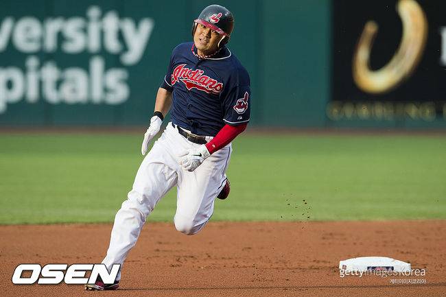 [사진] 클리블랜드 시절 추신수. ⓒGettyimages(무단전재 및 재배포 금지)