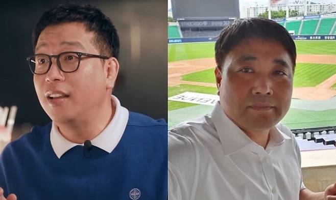 야구선수 출신 방송인 강병규가 또다시 ‘양신’&nbsp;양준혁을 저격했다. 유튜브 채널 ‘채널 고정해’, 양준혁 인스타그램 캡처