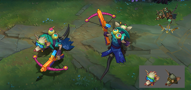 - 신규 외전 스킨 수영장 파티 트위치