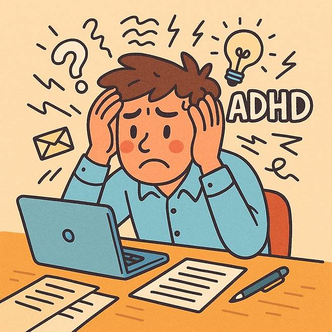 우리나라 성인의 4%가량이 '성인 ADHD' 환자로 추정, 적극적인 치료가 필요한 것으로 나타났다. 온병원 제공