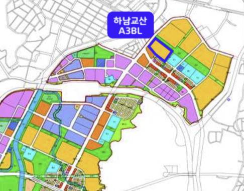 하남교산지구 A3블록. 자료=경기주택도시공사