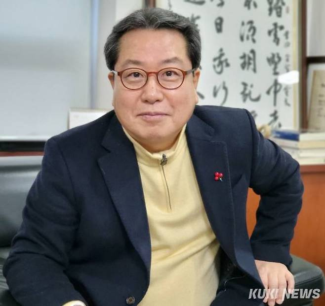 홍준표 캠프에서 전략홍보본부장을 맡은 조광한 전 남양주 시장. 임현범 기자