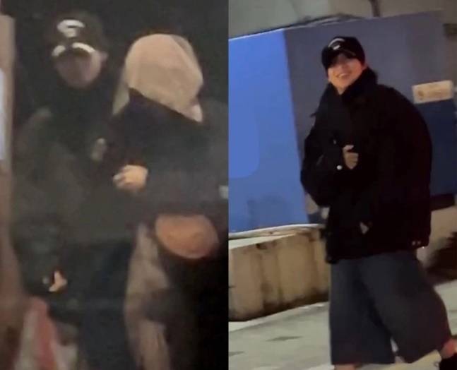 샤이니 멤버 태민과 댄서 노제의 데이트 모습으로 추정되는 사진이 확산됐다. [온라인 커뮤니티 갈무리]