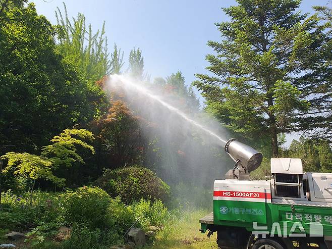 [용인=뉴시스]해충 방역 활동(사진=용인시 제공)2025.04.16.photo@newsis.com