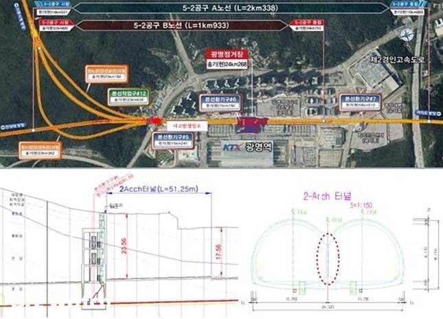 신안산선 사고현장 위치도