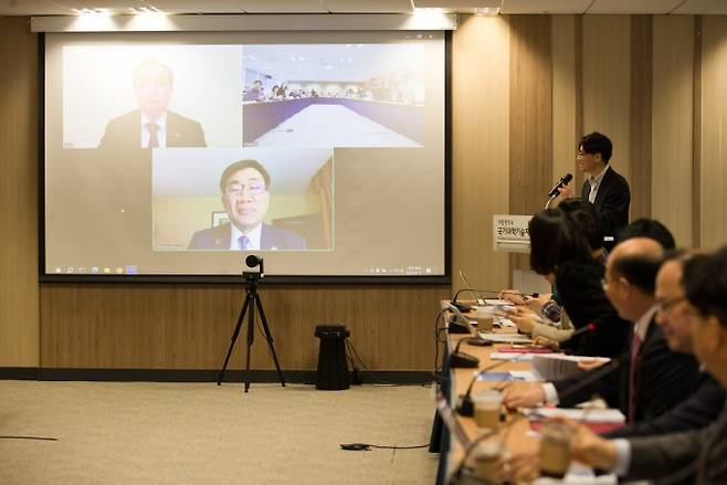 17일 서울 종로구에서 열린 미국 미주리대 차세대연구로 설계 수출 관련 간담회. 과기정통부 제공