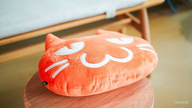 ▲ 이곳에도 빠질 수 없는 고양이 쿠션