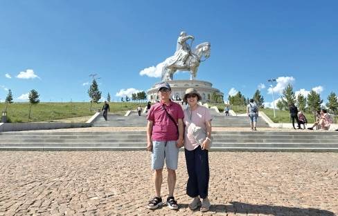 몽골의 국민 영웅 칭기즈칸기념관. 작가 제공