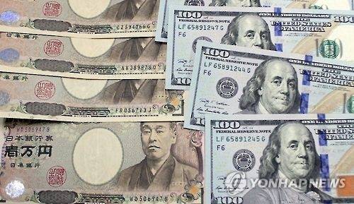엔화와 달러화. [연합뉴스]