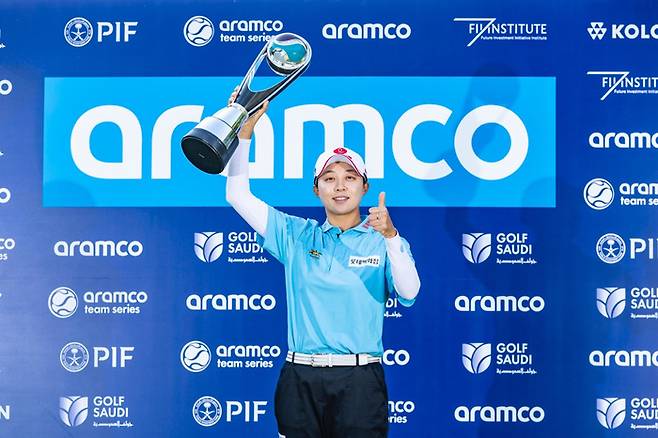 오는 5월 9일 개막하는 유럽여자프로골프투어(LET) 아람코 코리아 챔피언십에 출전하는 김효주. 아람코 코리아 챔피언십 조직위원회