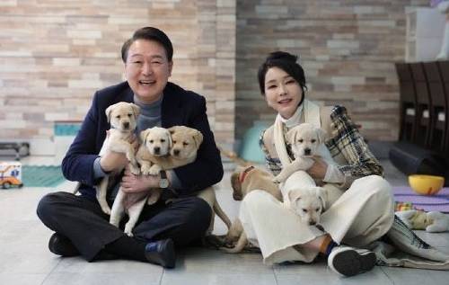 윤석열 전 대통령과 김건희 여사. [대통령실]