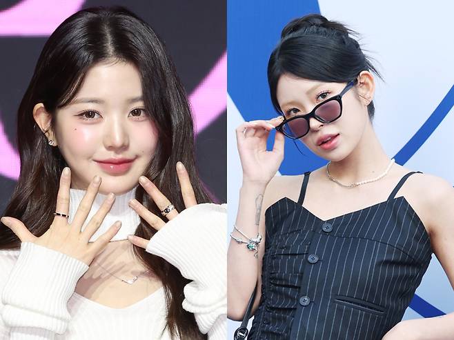 장원영과 최준희. 세계일보 자료사진.