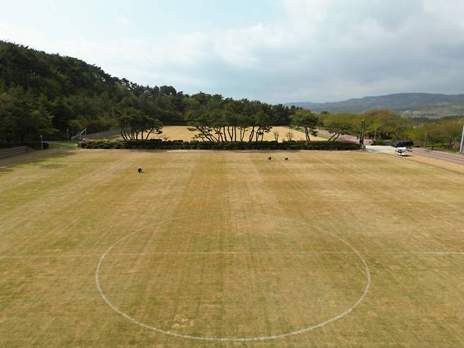 강동 축구장 전경. /사진=울산HD 제공