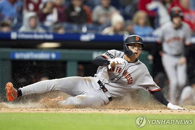 이정후의 주루 [AP=연합뉴스]