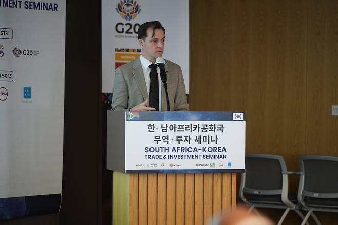 티모시 디킨스 주한남아공상공회의소 회장 [법무법인(유한) 대륙아주 제공. 재판매 및 DB 금지]