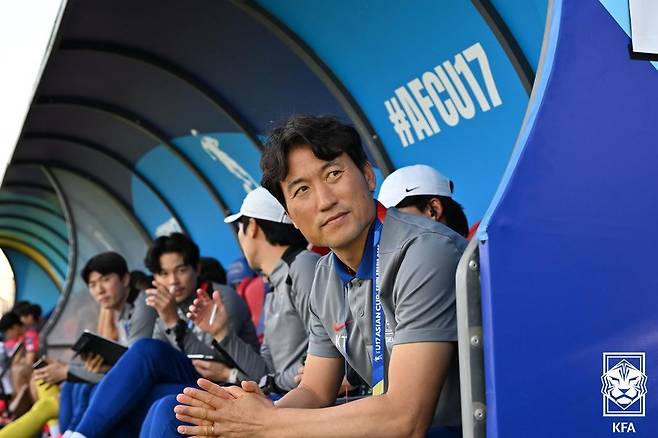 백기태 U17 감독(대한축구협회 제공)