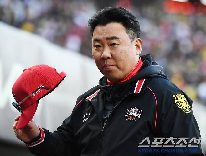 15일 광주 기아 챔피언스필드에서 열린 KT-KIA전. KIA 이범호 감독. 광주=정재근 기자 cjg@sportschosun.com/2025.4.15/