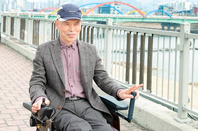 이병길 강원도지제장애인협회 홍천군지회 부지회장.