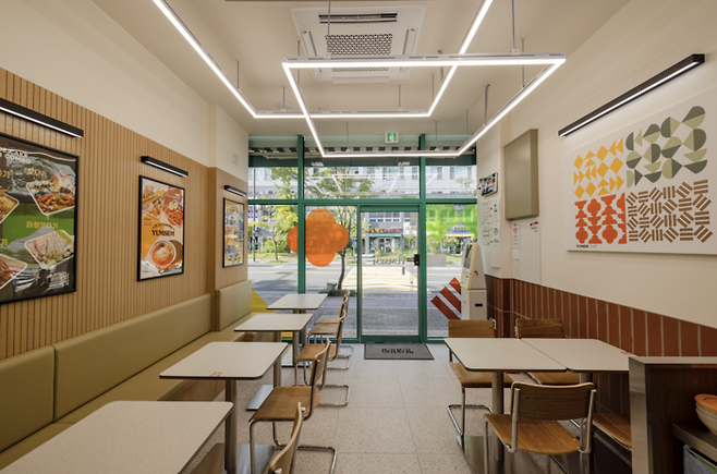 얌샘김밥 매장 전경. <부자비즈>