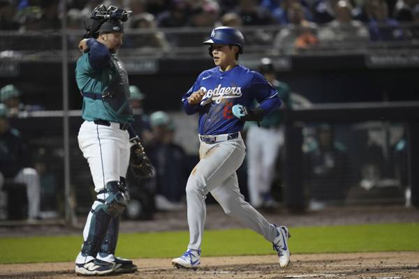 다저스에 소속돼 있는 김혜성. 사진(AP)=연합뉴스